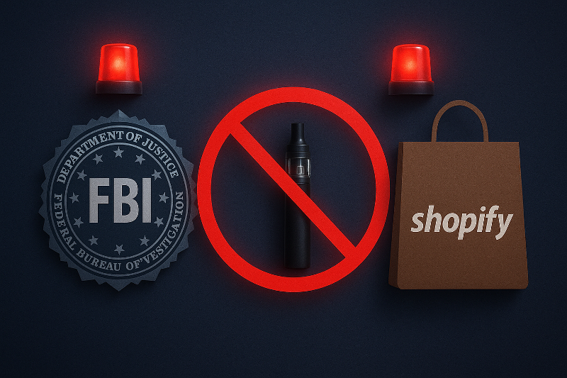 Shopify遭26州总检察长联名施压：电子烟独立站或将迎来大清理？